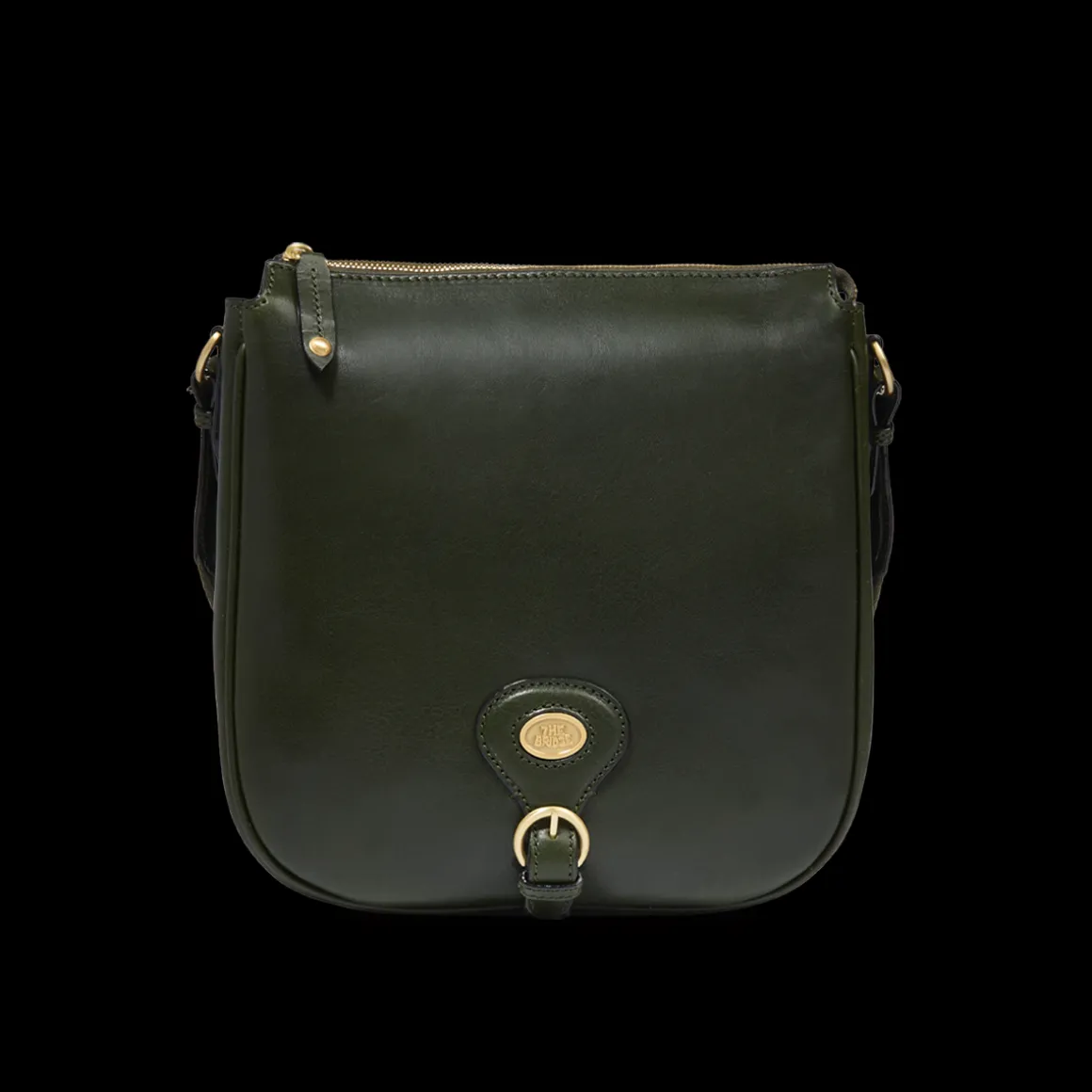 Borsa tracolla in pelle donna con chiusura zip