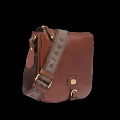 Borsa tracolla in pelle donna con chiusura zip