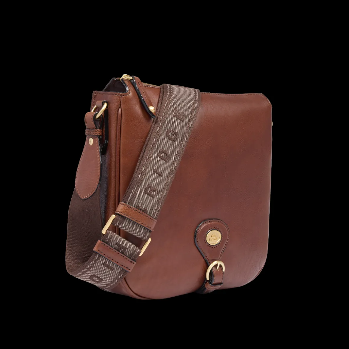 Borsa tracolla in pelle donna con chiusura zip