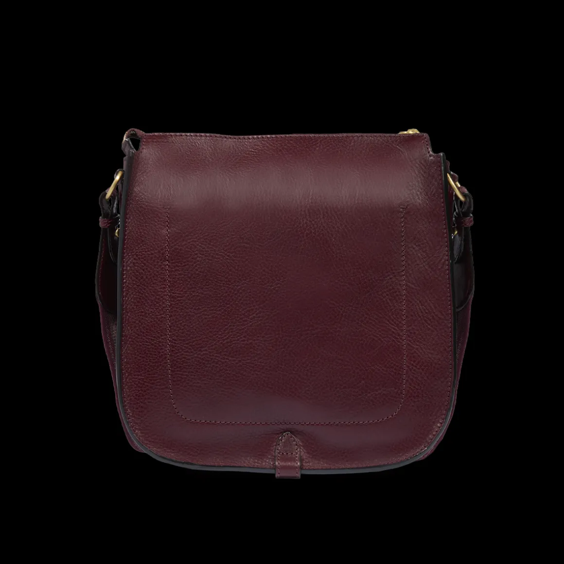 Borsa tracolla in pelle donna con chiusura zip