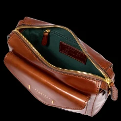 Borsa tracolla pelle chiusa con zip