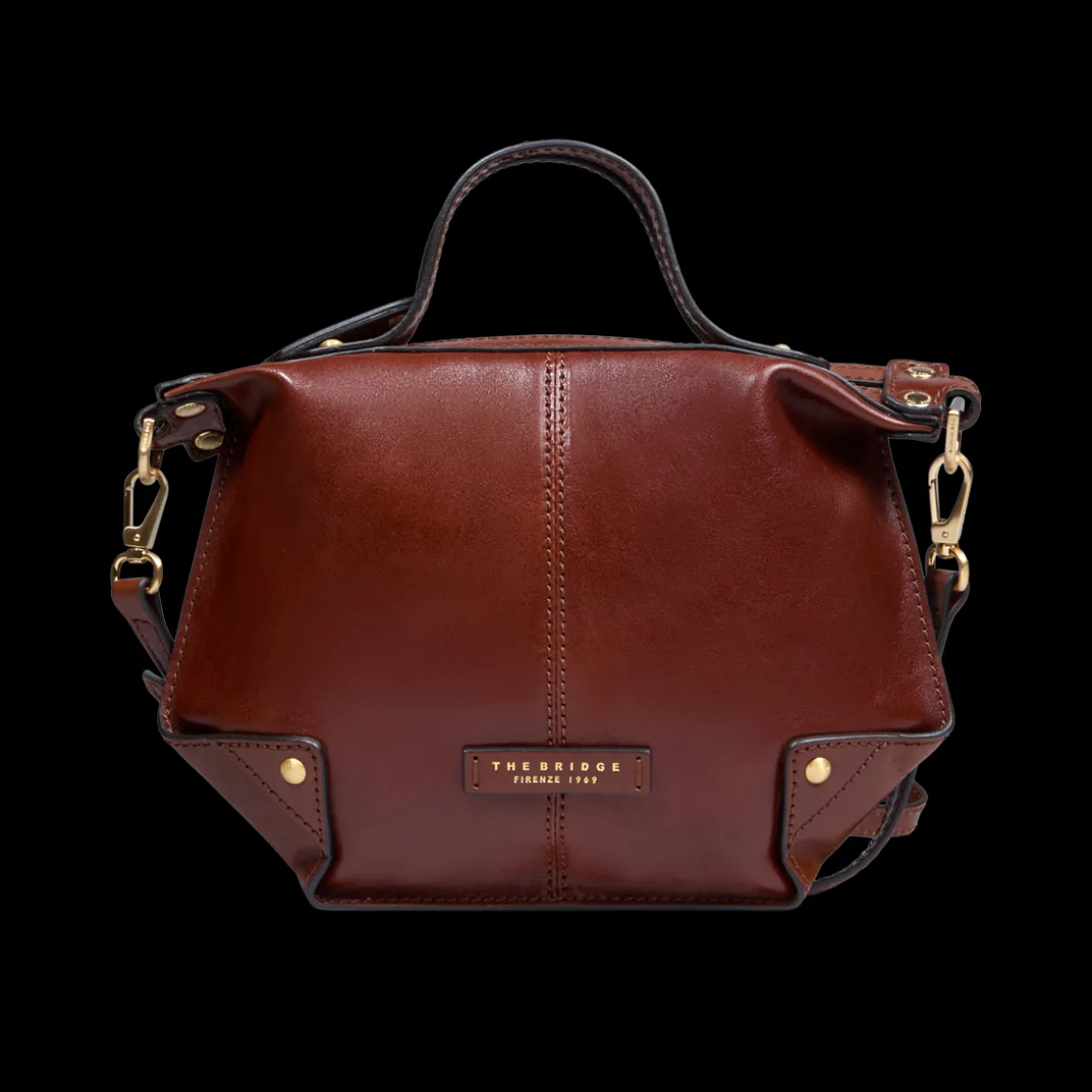 Borsa tracolla pelle chiusa con zip taglia s