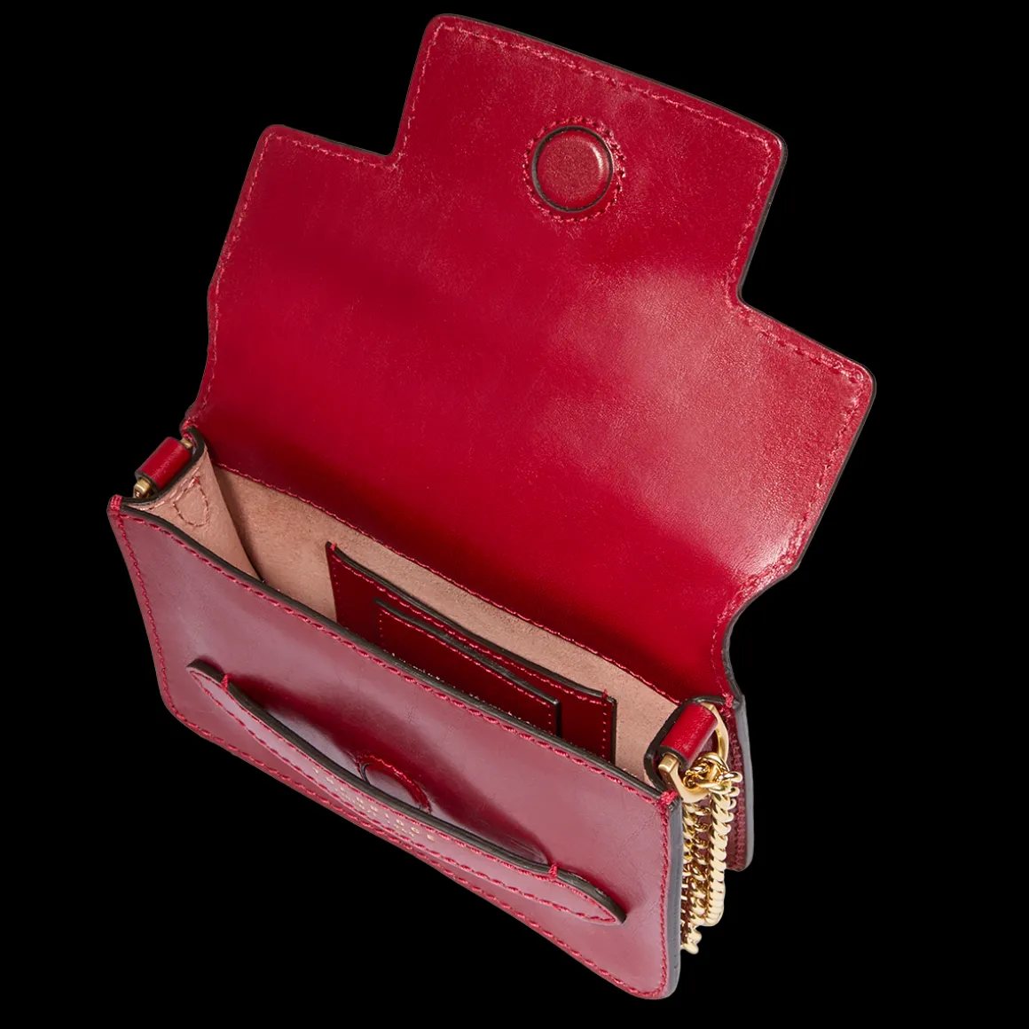 Borsa tracolla pelle con catena