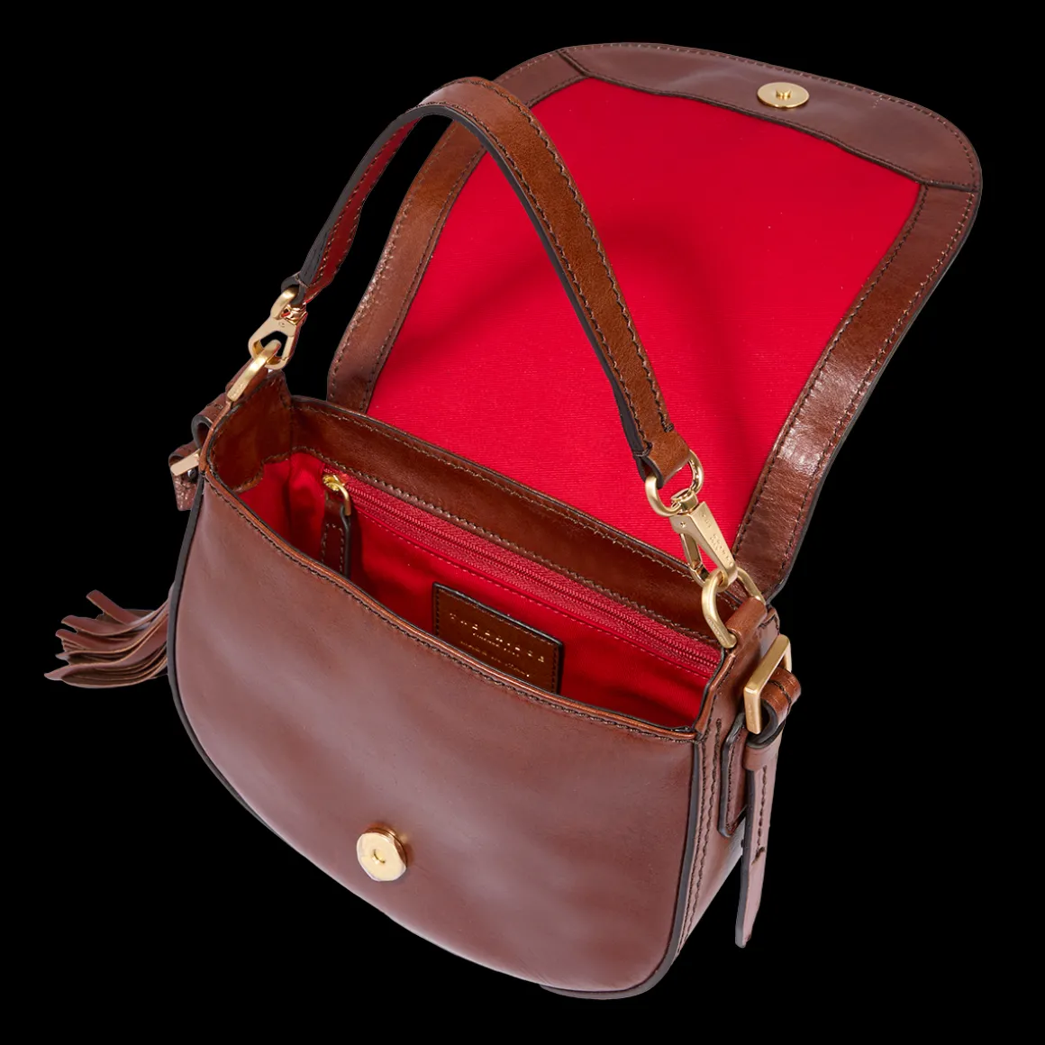 Borsa tracolla pelle con catena