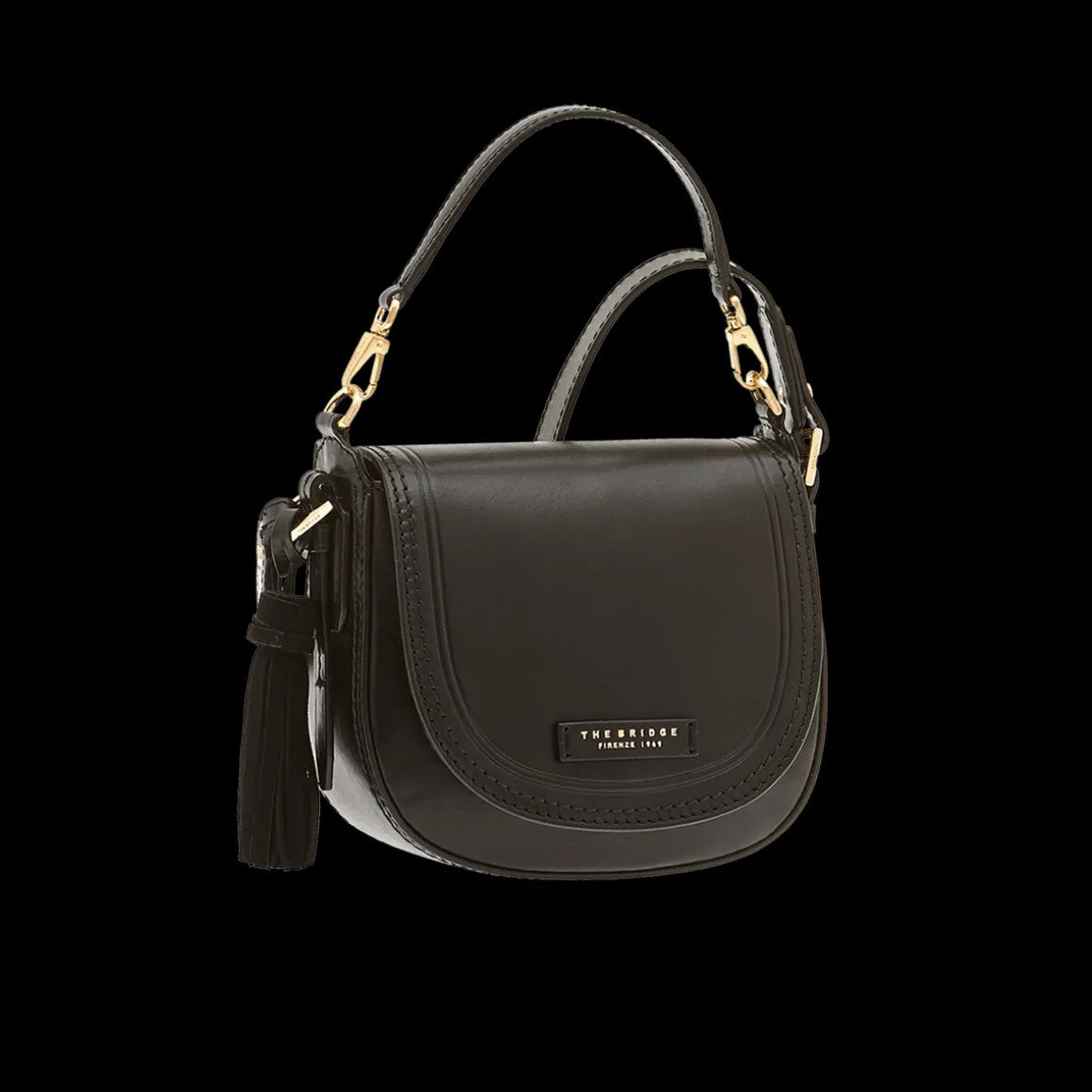Borsa tracolla pelle con catena