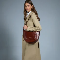 Borsa tracolla pelle taglia grande
