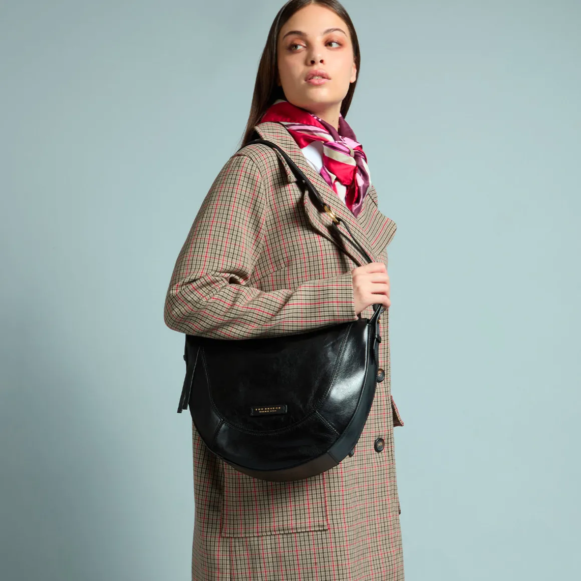 Borsa tracolla pelle taglia grande