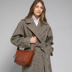 Borsa tracolla pelle taglia grande