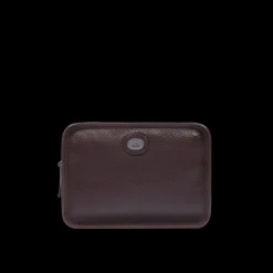 Borsello uomo in pelle con zip