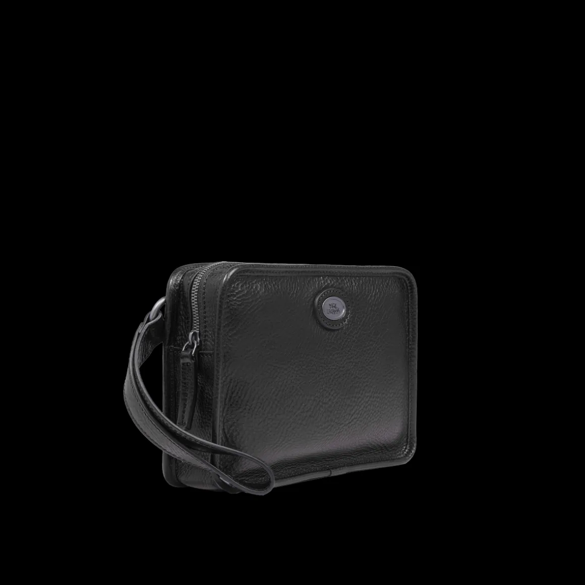 Borsello uomo in pelle con zip