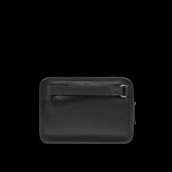 Borsello uomo in pelle con zip