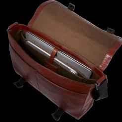 Cartella di pelle uomo porta pc con tracolla