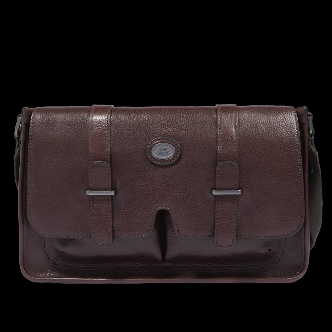Cartella in pelle con tracolla
