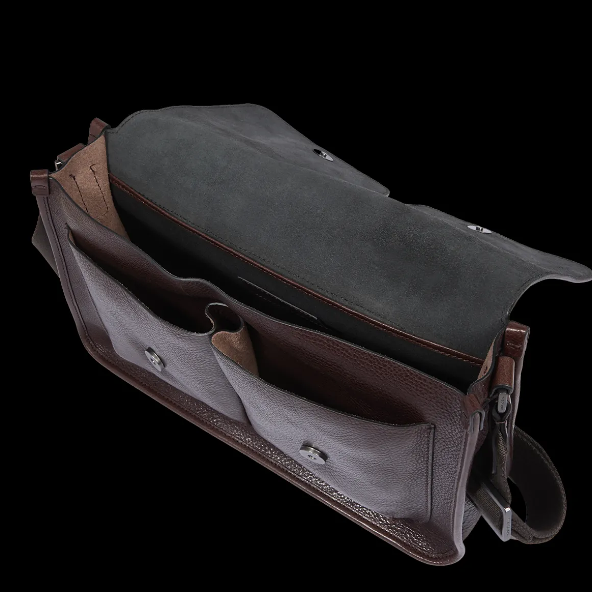 Cartella in pelle con tracolla