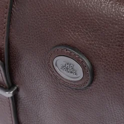 Cartella in pelle con tracolla