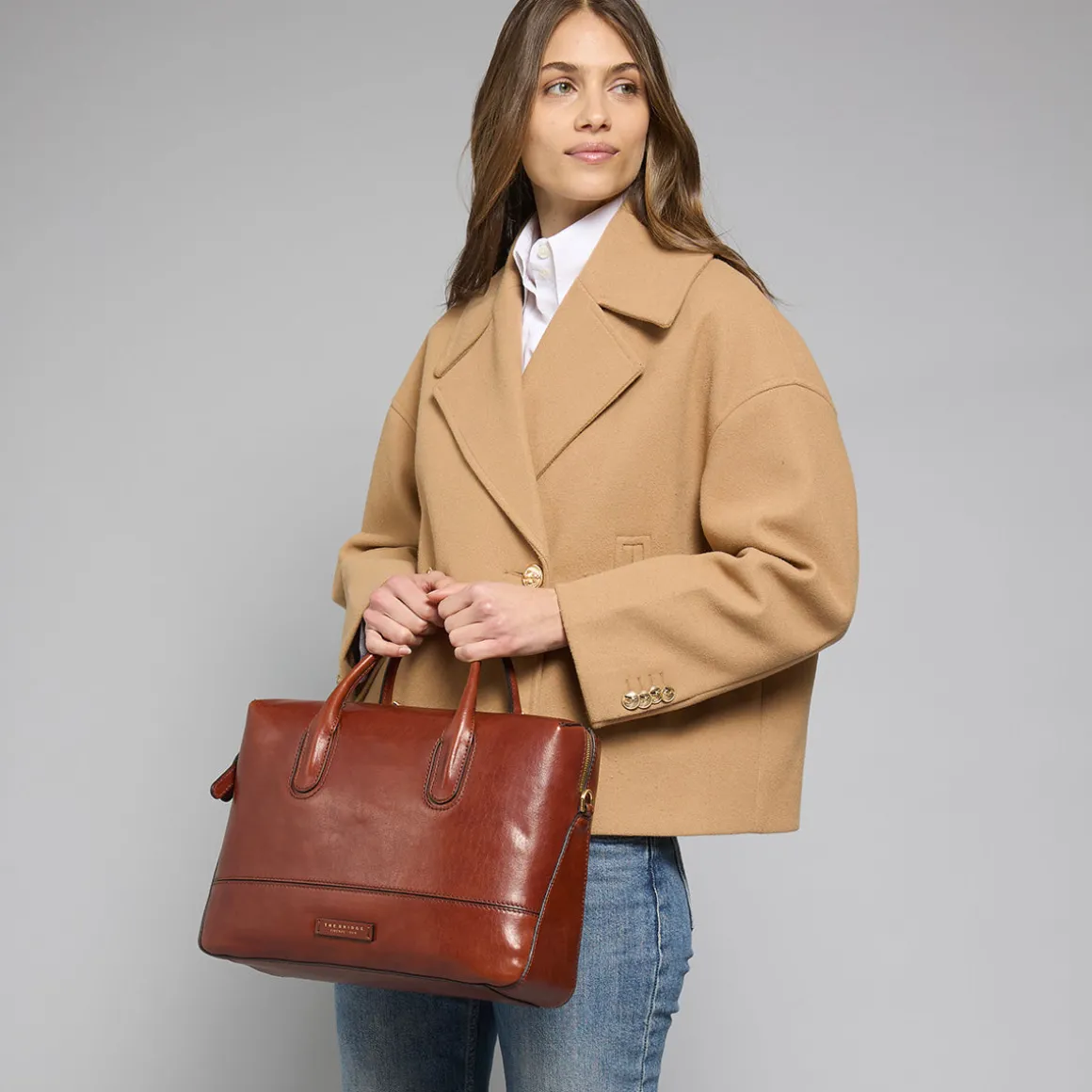 Cartella in pelle donna porta pc
