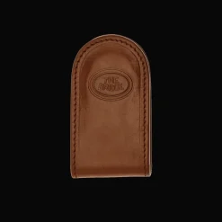Fermasoldi uomo in pelle