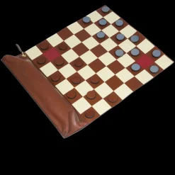 Gioco dama in pelle