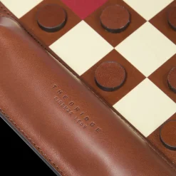 Gioco dama in pelle