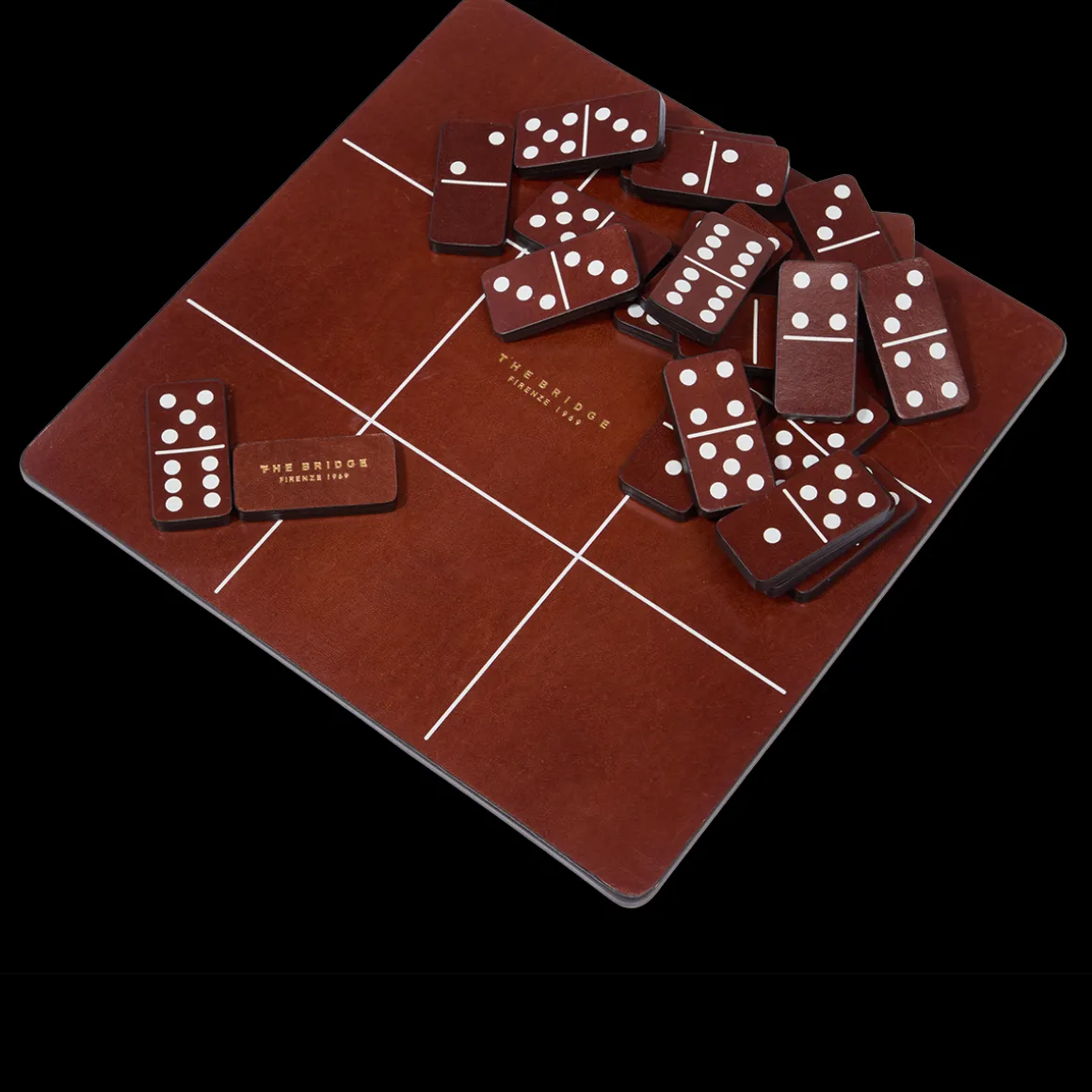 Gioco domino in pelle