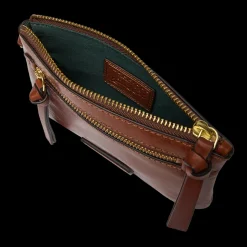 Pochette in pelle donna
