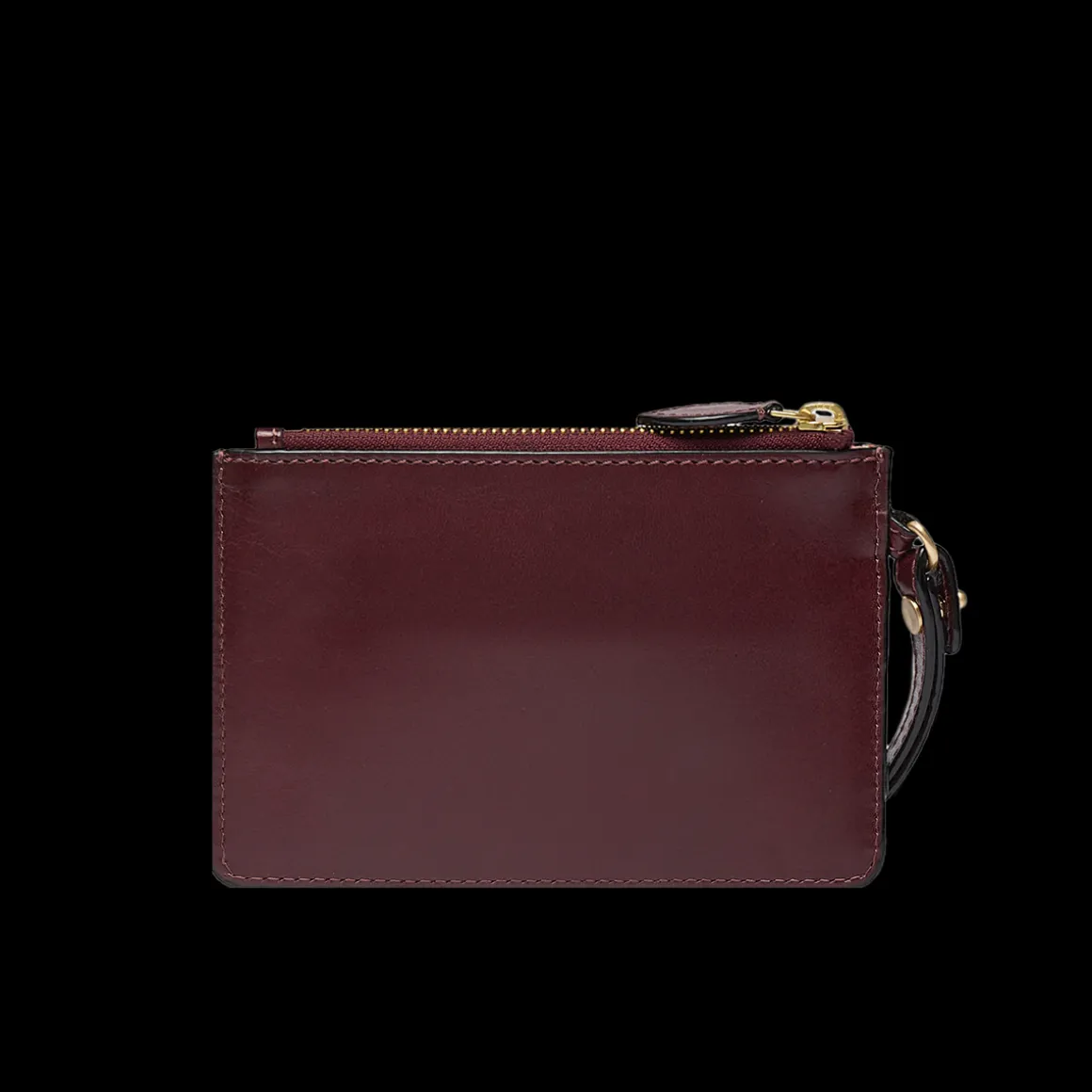 Pochette in pelle donna con zip