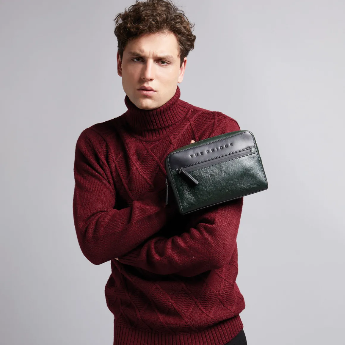Pochette pelle uomo