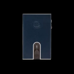Portacarte in pelle a scatto con protezione RFID