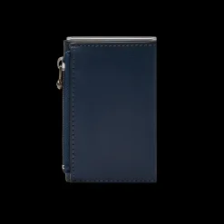 Portacarte in pelle a scatto con protezione RFID