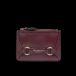 Portacarte in pelle donna con zip
