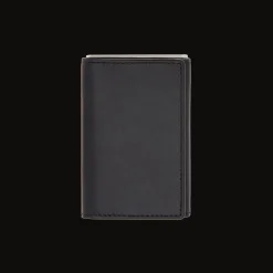 Portcarte in pelle a scatto con protezione rfid
