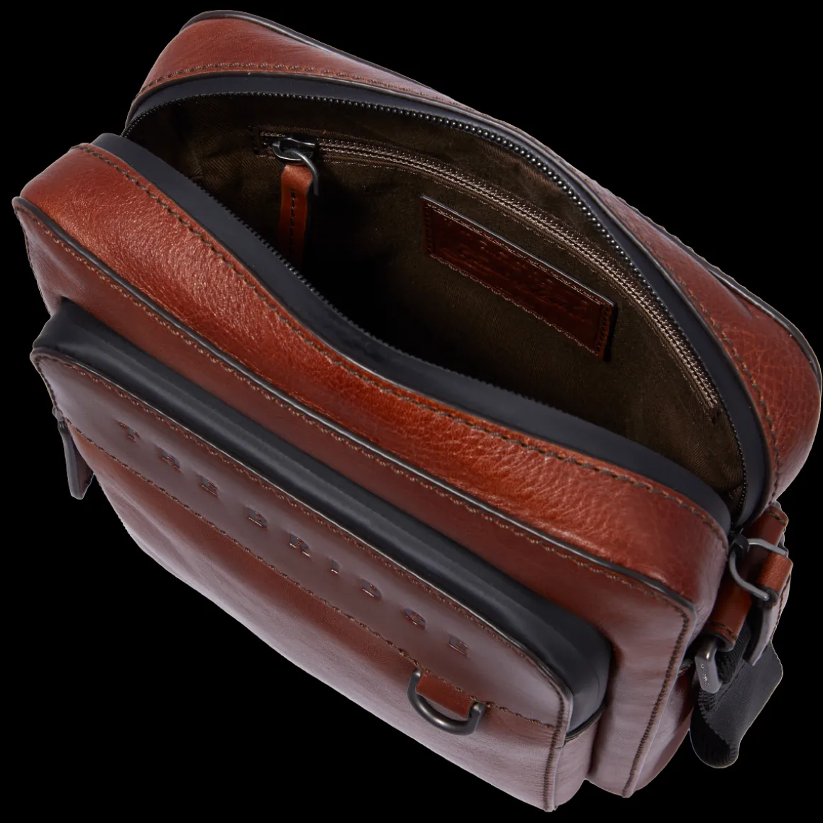 Tracolla in pelle uomo