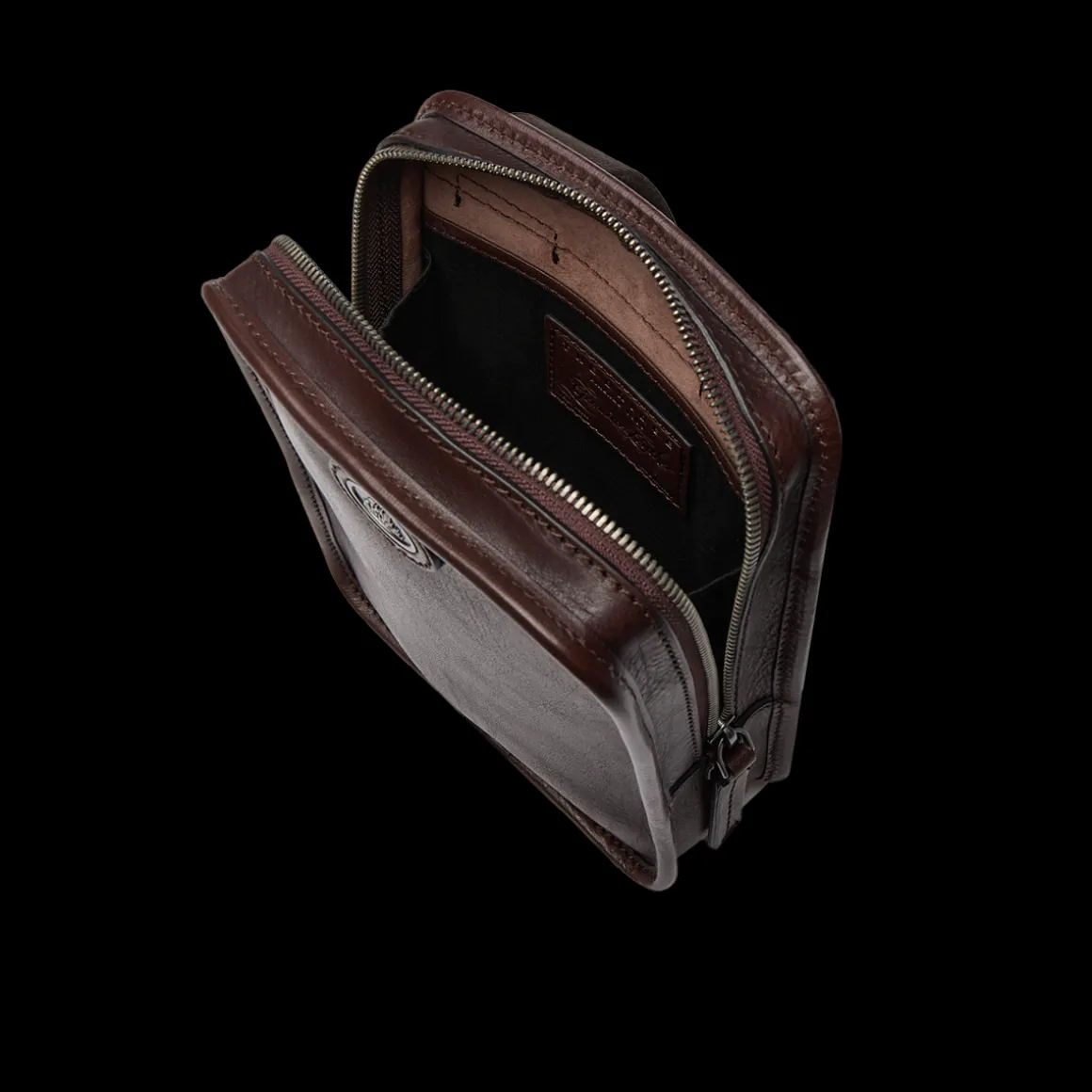 Tracolla in pelle uomo