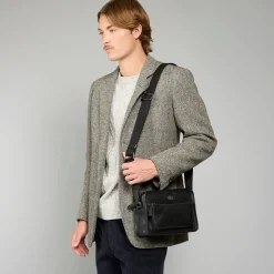Tracolla in pelle uomo