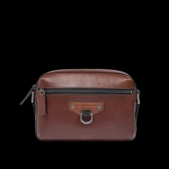 Tracolla in pelle uomo