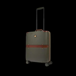 Trolley in pelle e policarbonato cabin