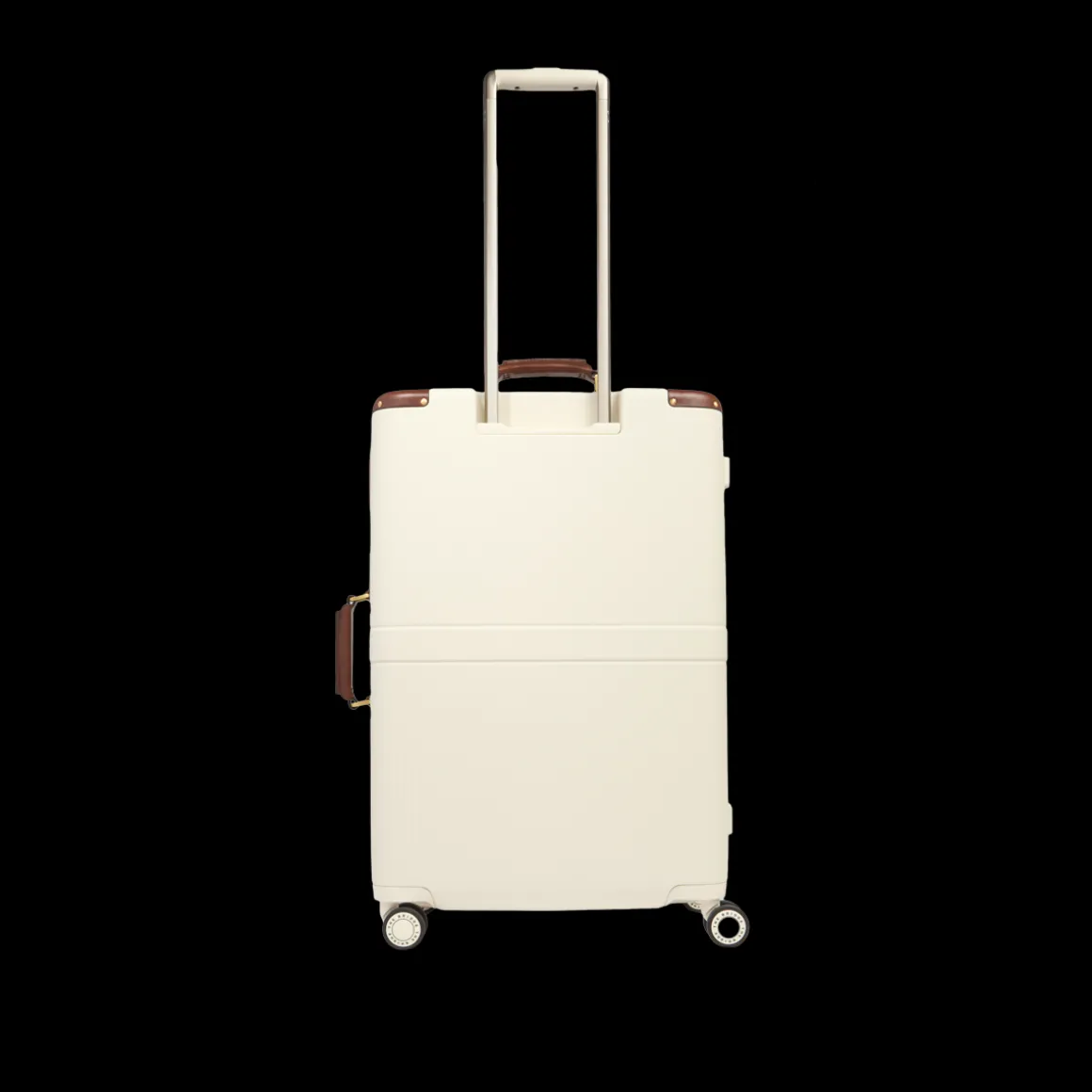 Trolley in pelle e policarbonato medium