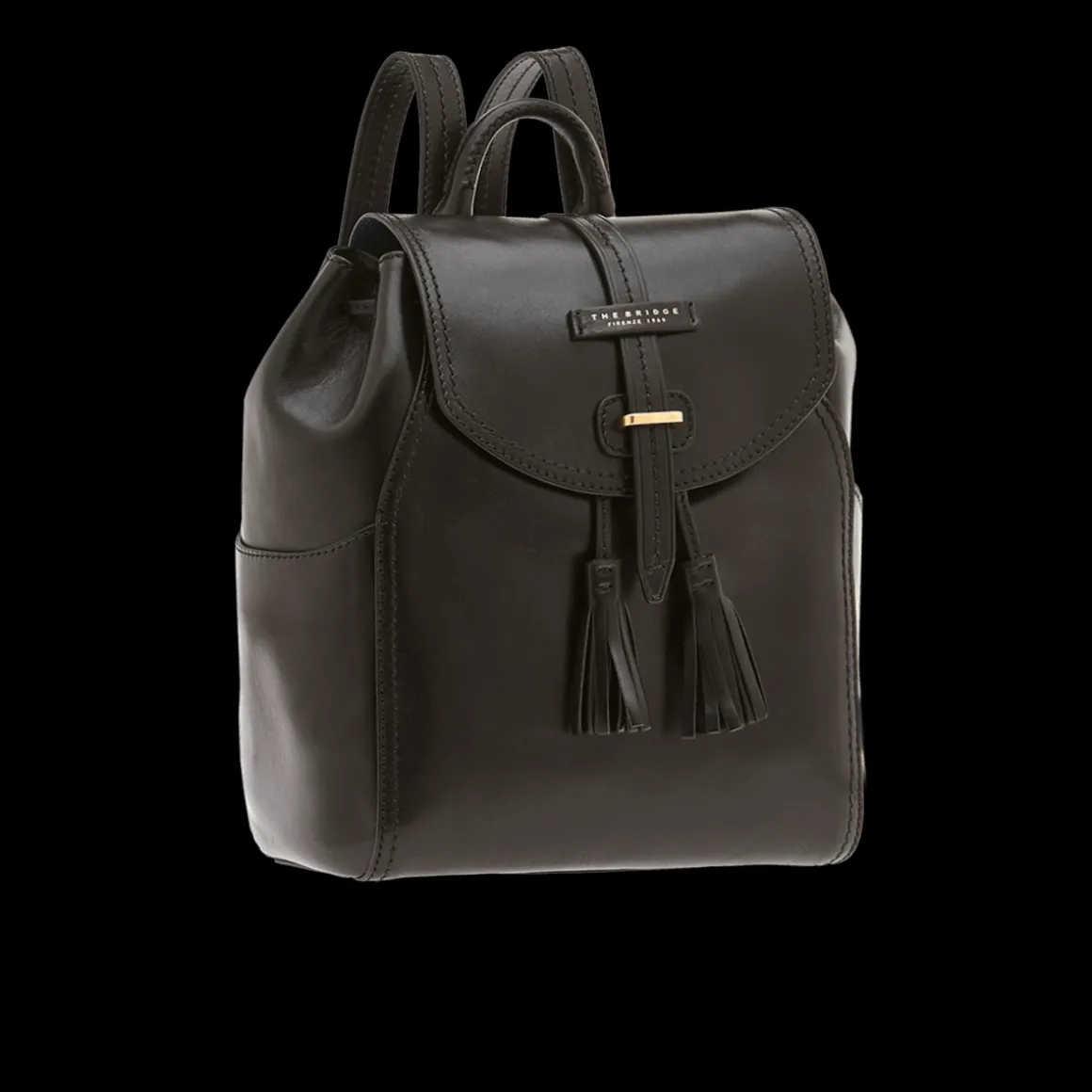 Zaino donna pelle con nappine