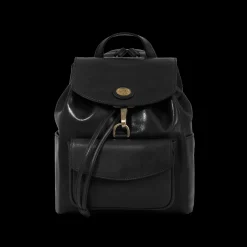 Zaino donna pelle con tasca frontale