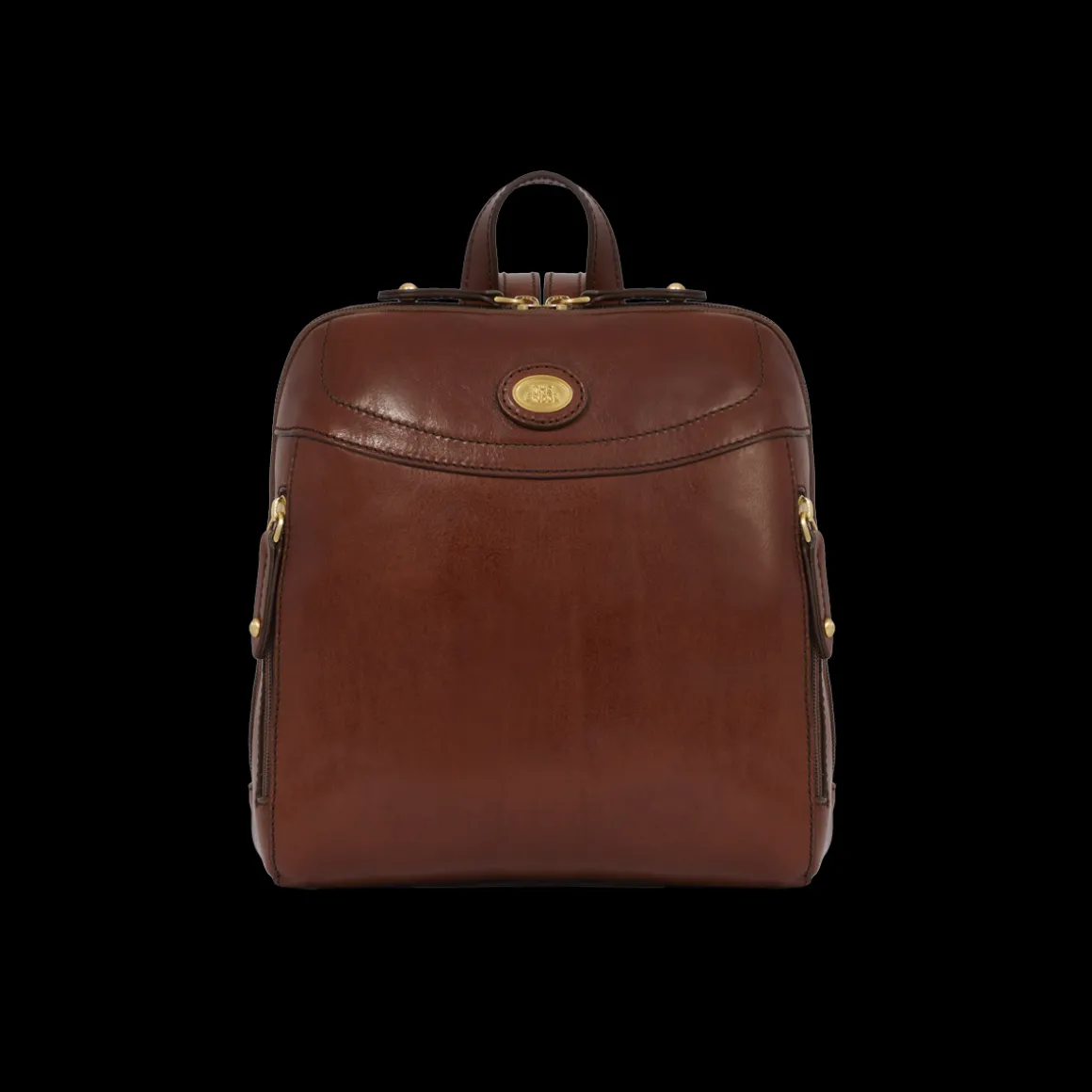 Zaino donna pelle piccolo con tasca frontale
