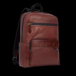 Zaino in pelle porta pc uomo