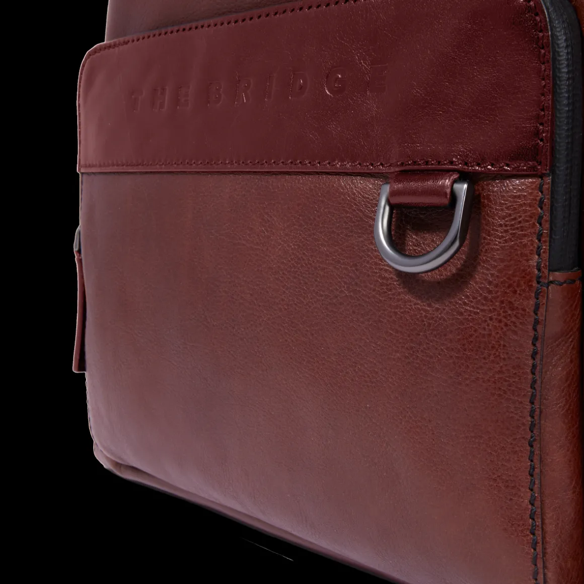 Zaino in pelle porta pc uomo