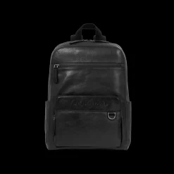 Zaino in pelle porta pc uomo