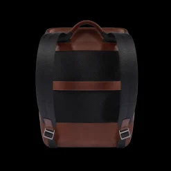 Zaino in pelle uomo con patta