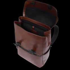 Zaino in pelle uomo con patta