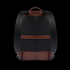 Zaino uomo in pelle una zip e tasca frontale